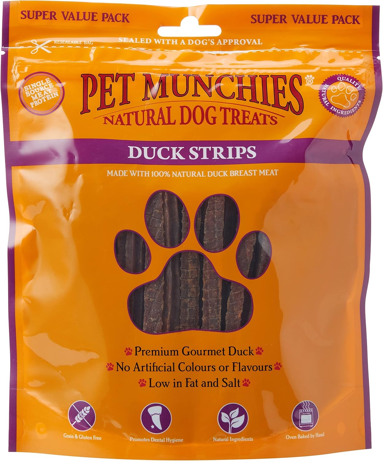 Pet Munchies Duck Strips Dog Treats, Value Pack Dog Chews with Natural