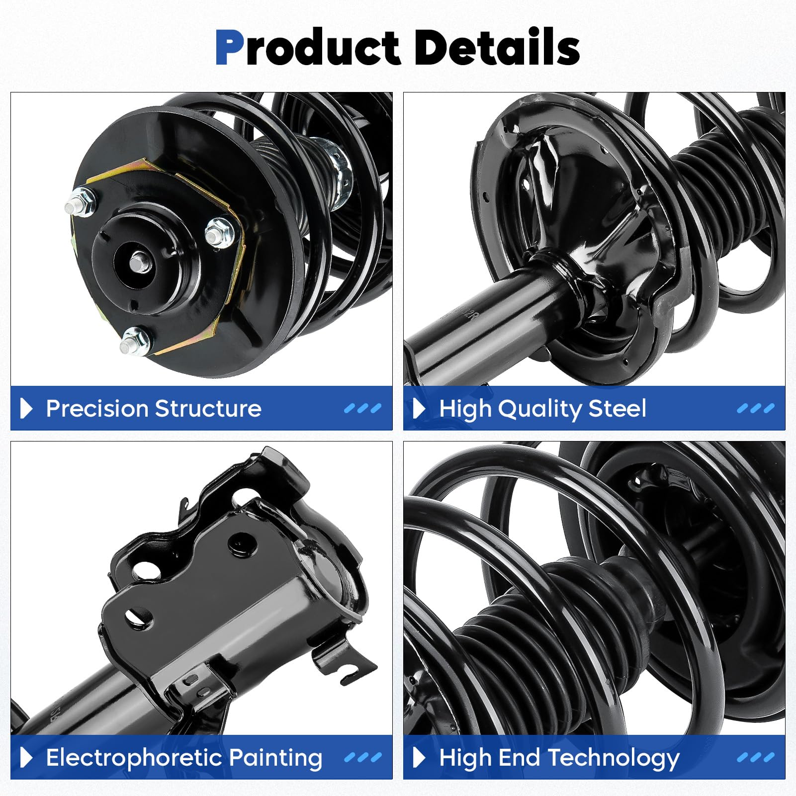 Amazon.com: Front Complete Struts Assembly Shock Absorber w