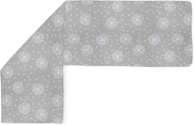 Amilian Poszewka na poduszkę do spania na boku; poszewka na poduszkę do karmienia: ok. 150 x 40 cm na poduszkę do przechowywania; komfortowa poduszka; poszewka wymienna; zdejmowana i nadająca się do prania dmuchawiec szara