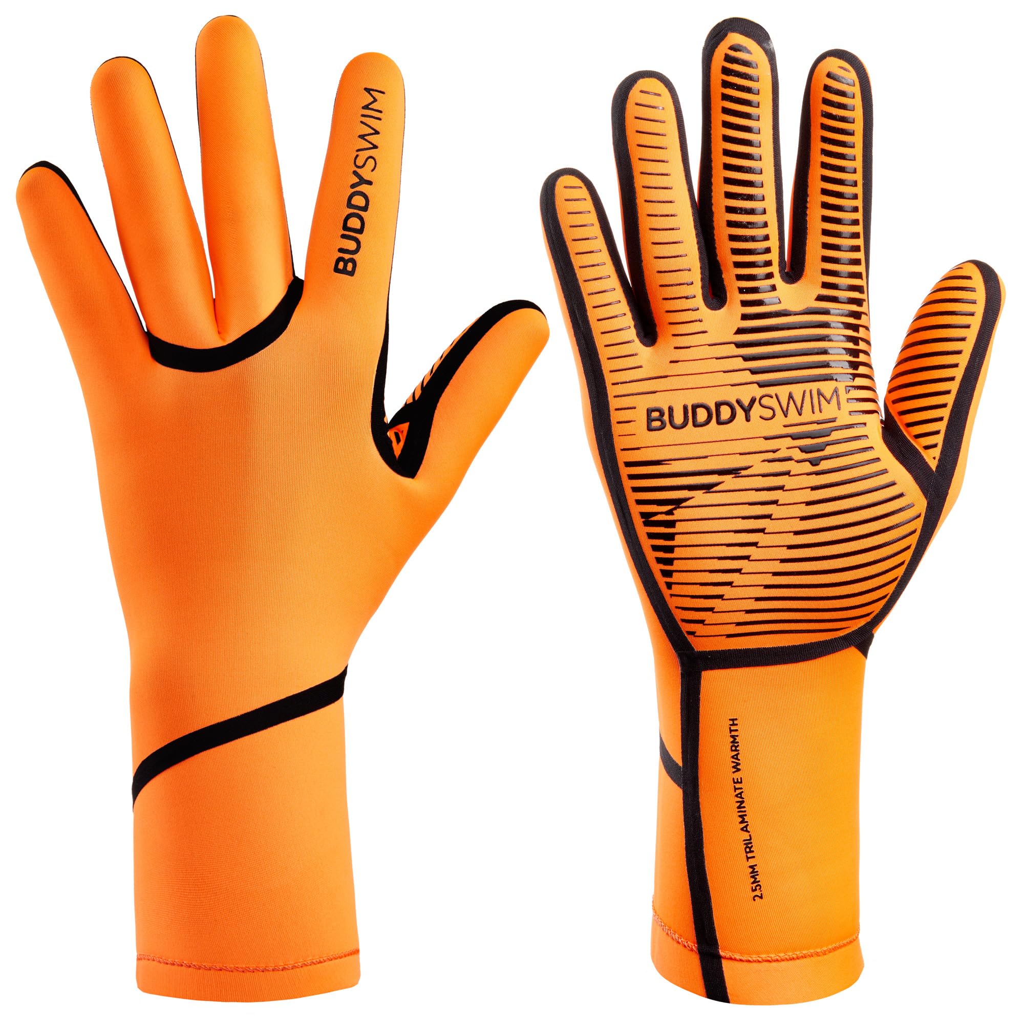 Guantes Neopreno 2.5 mm para Natación en Aguas Abiertas. Guantes Neopreno para Las Manos Aislante del Frío, para Buceo, Submarinismo, Snorkel, Surf, Pesca Submarina y Trabajos en el Agua