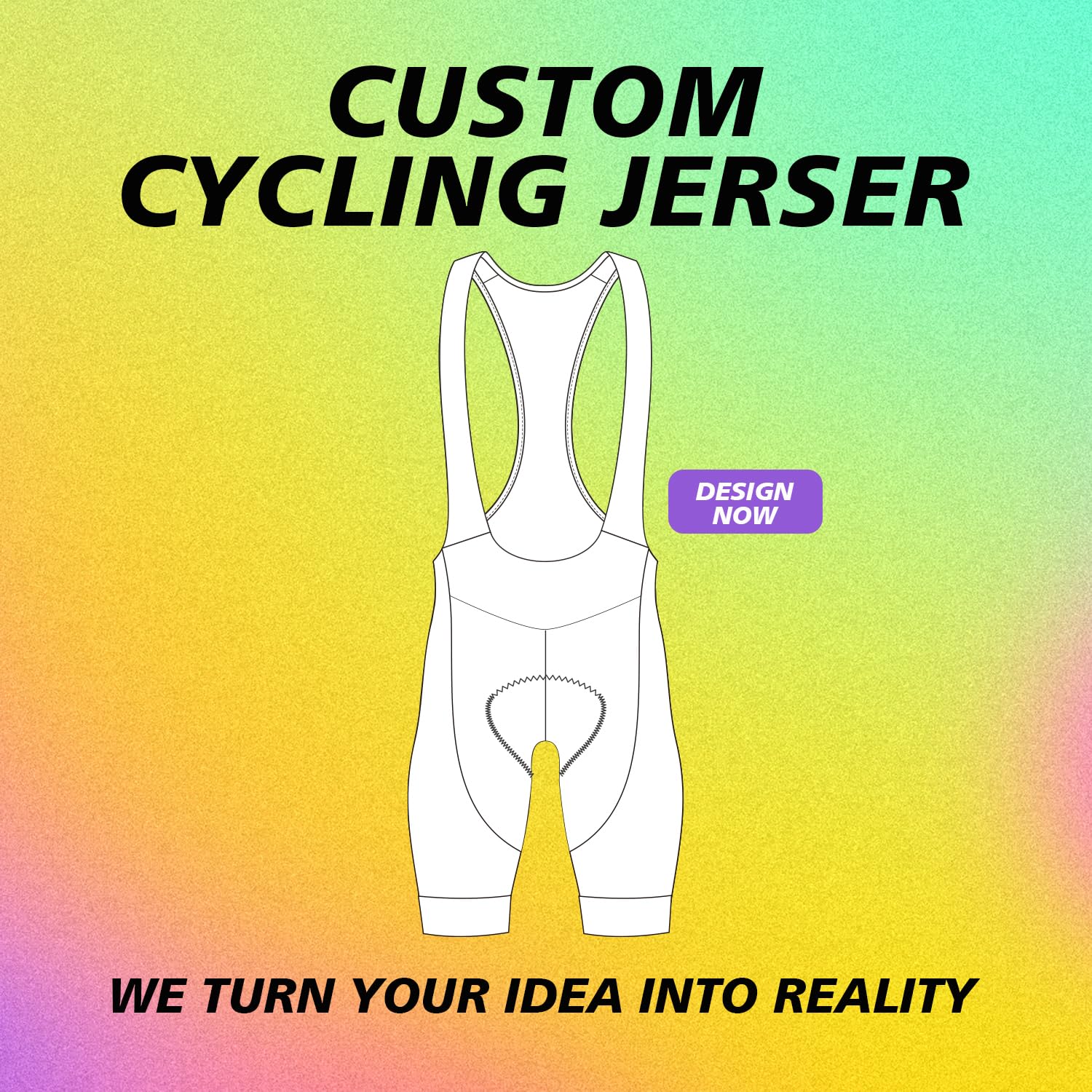 Custom Padded Cycling Bib Shorts Logo Color Design Elasticity Breathable Bike Bib Pants with Side Pocket Quick Dry