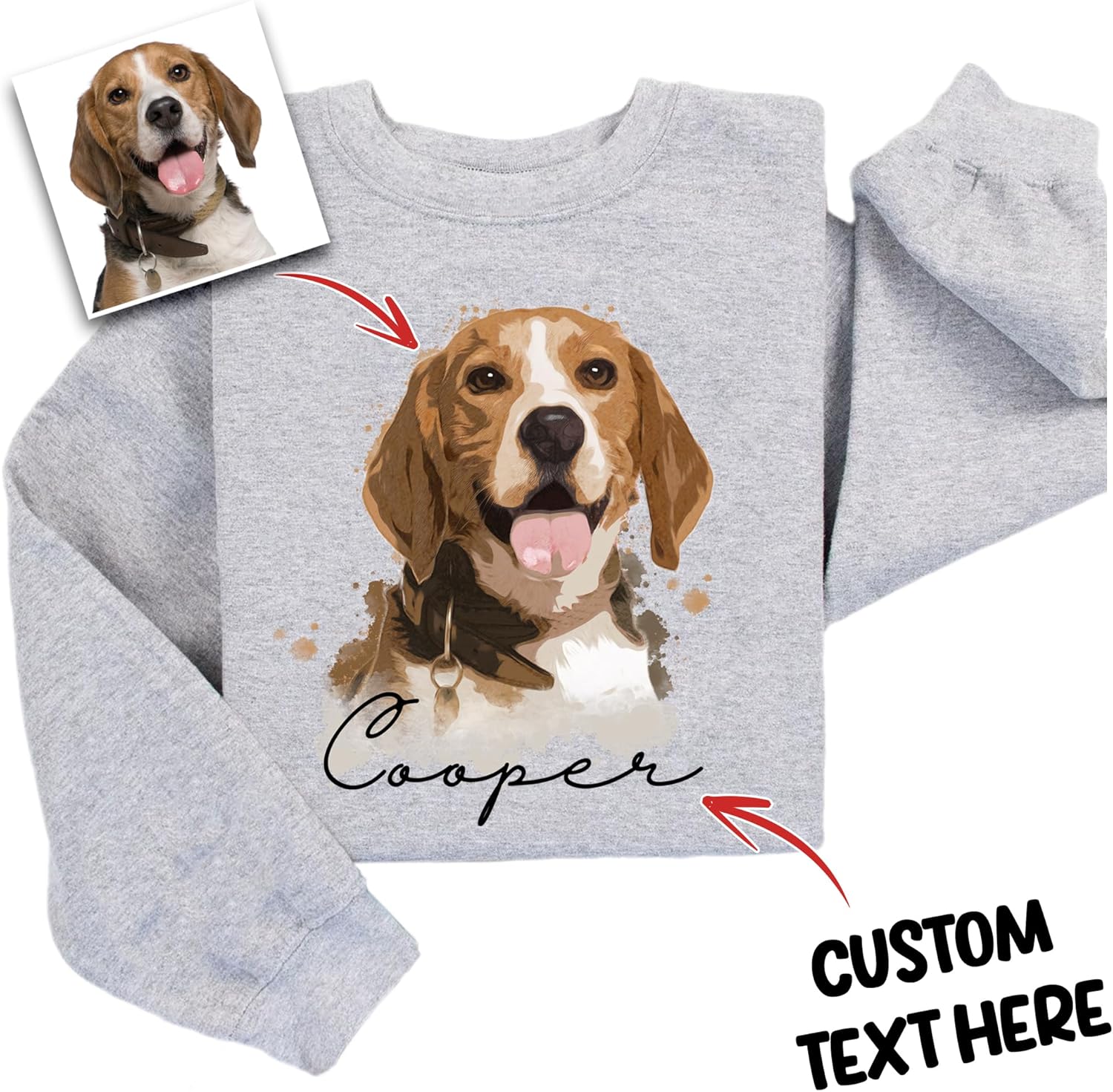 Custom Photo Shirts for Men Women, Shirts with Faces on Them Custom, Personalized Shirts for Boyfriend Girlfriend - Image 3