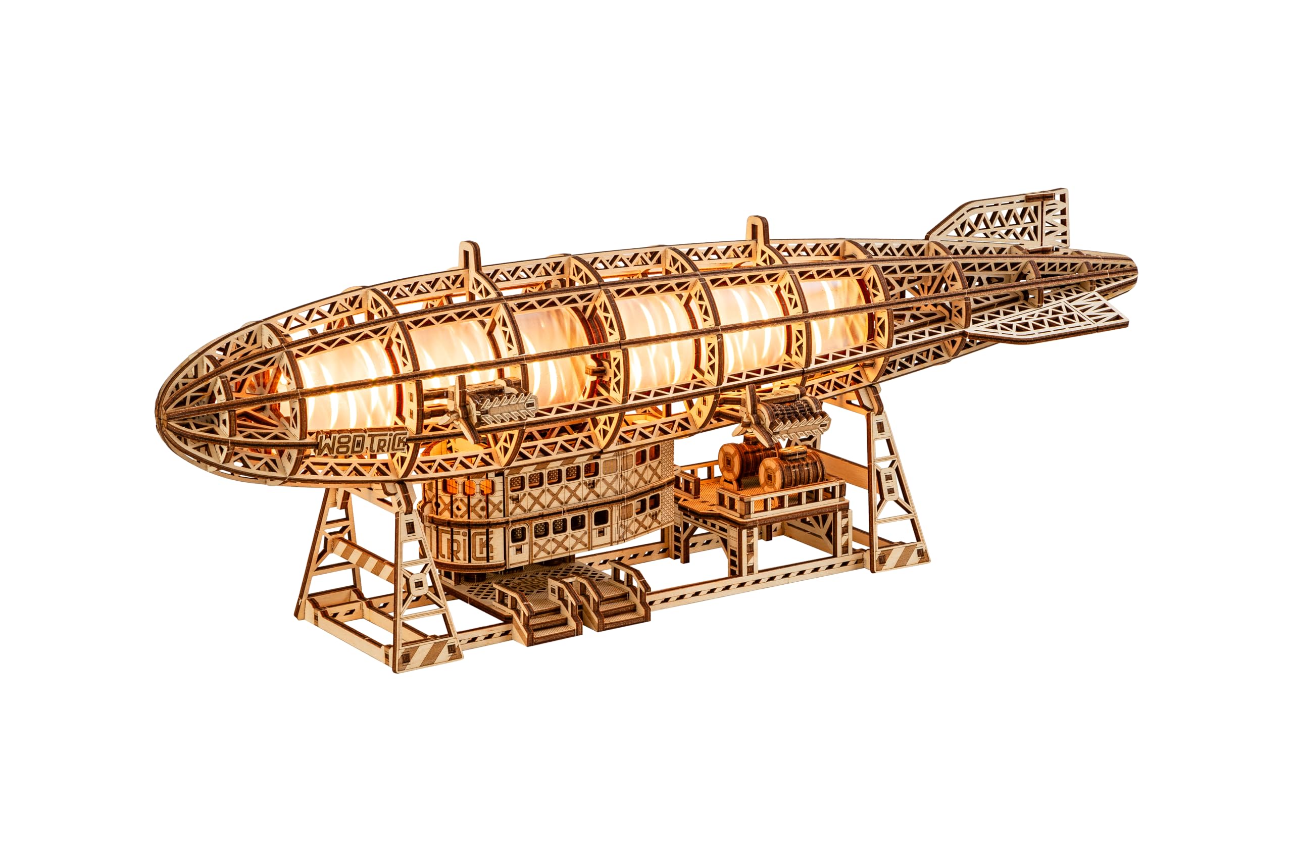 Amazon.com: Wood Trick Luminous Zeppelin Dirigible LED 3D Wooden