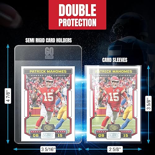 Miniatura 4 de Cargadores superiores para tarjetas 35 cargadores superiores y mangas de 35 centavos fundas para tarjetas de béisbol tamaño estándar de 3 x 4