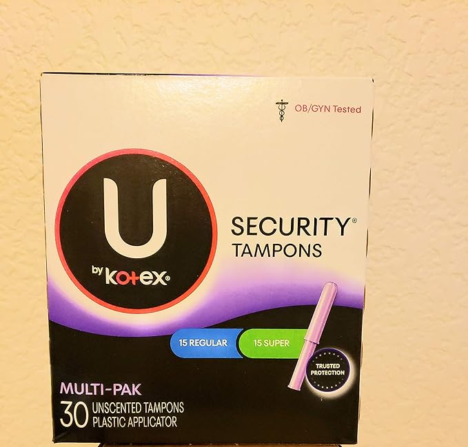 U By Kotex Security Tampons, Multipack Regular/Super