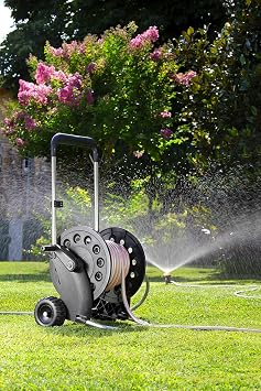 Claber Ecosei Hose Reel with Sturdy and Lightweight Aluminium Frame