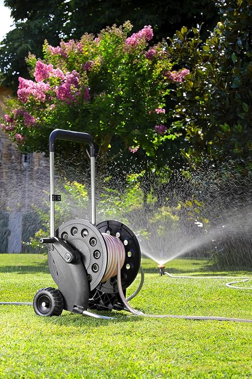 Claber Ecosei Hose Reel with Sturdy and Lightweight Aluminium Frame
