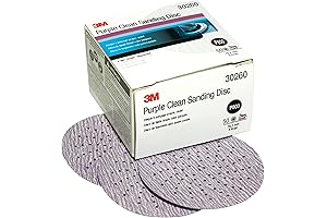 3M 3 Inch Purple Clean Sanding Discs