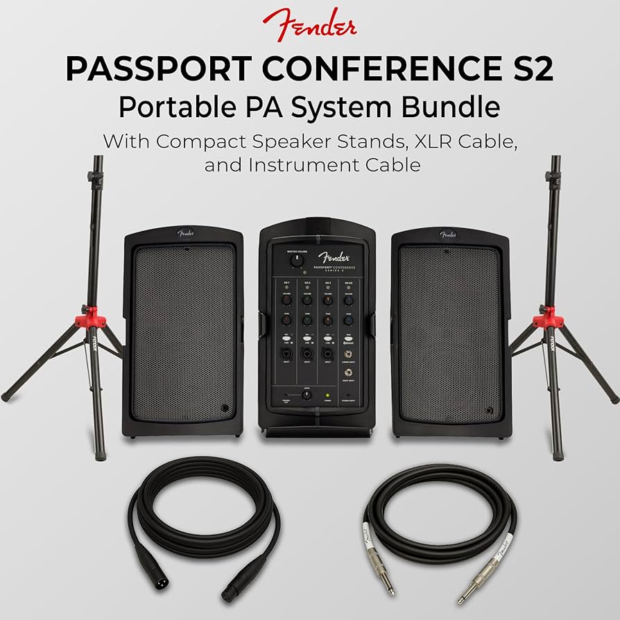 Amazon.com: Fender Passport Conference S2 Portable PA System