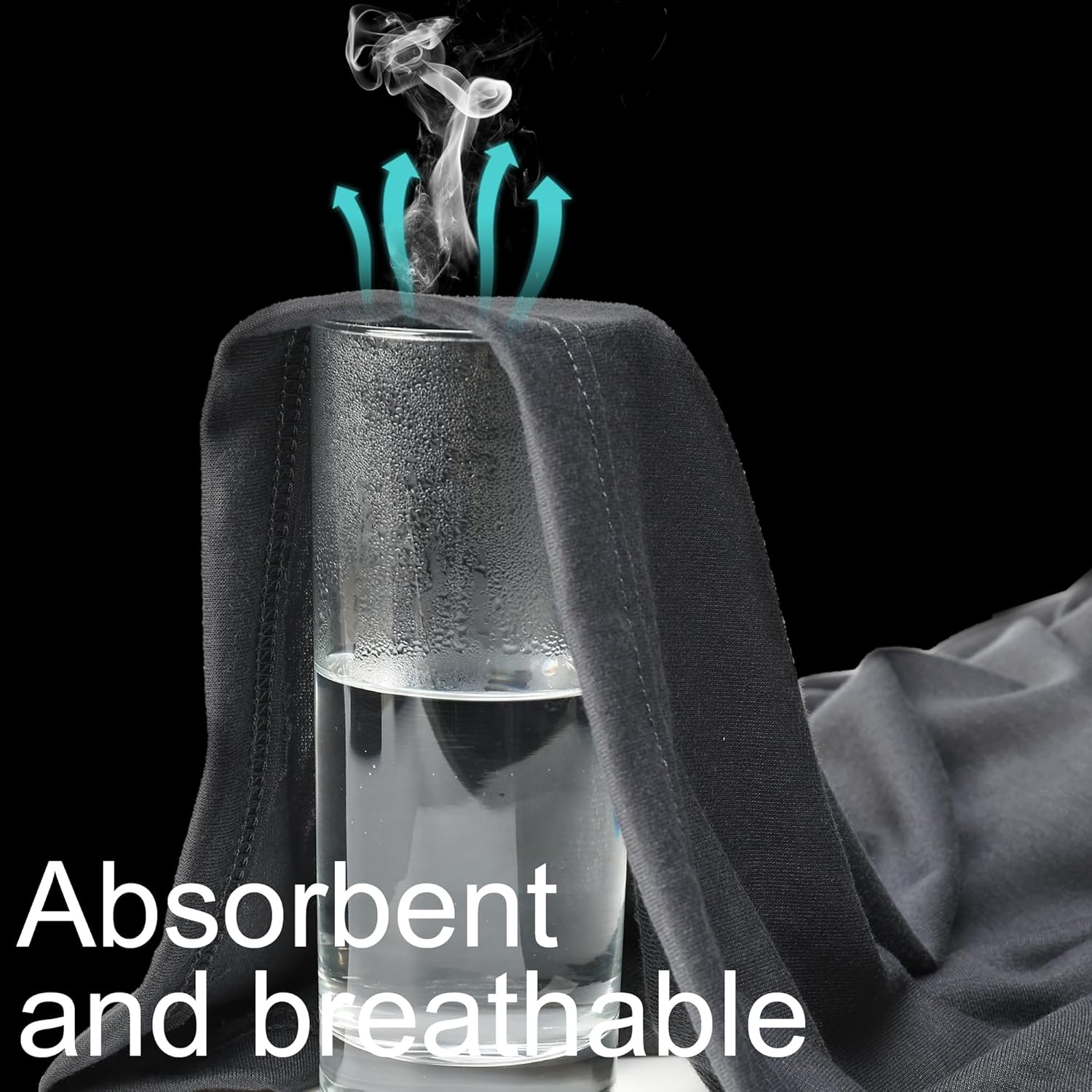 Mens Lightweight Robe, Knit Kimono Bathrobe Spa Sleepwear Soft Knee Length Robe With Pockets - Image 7