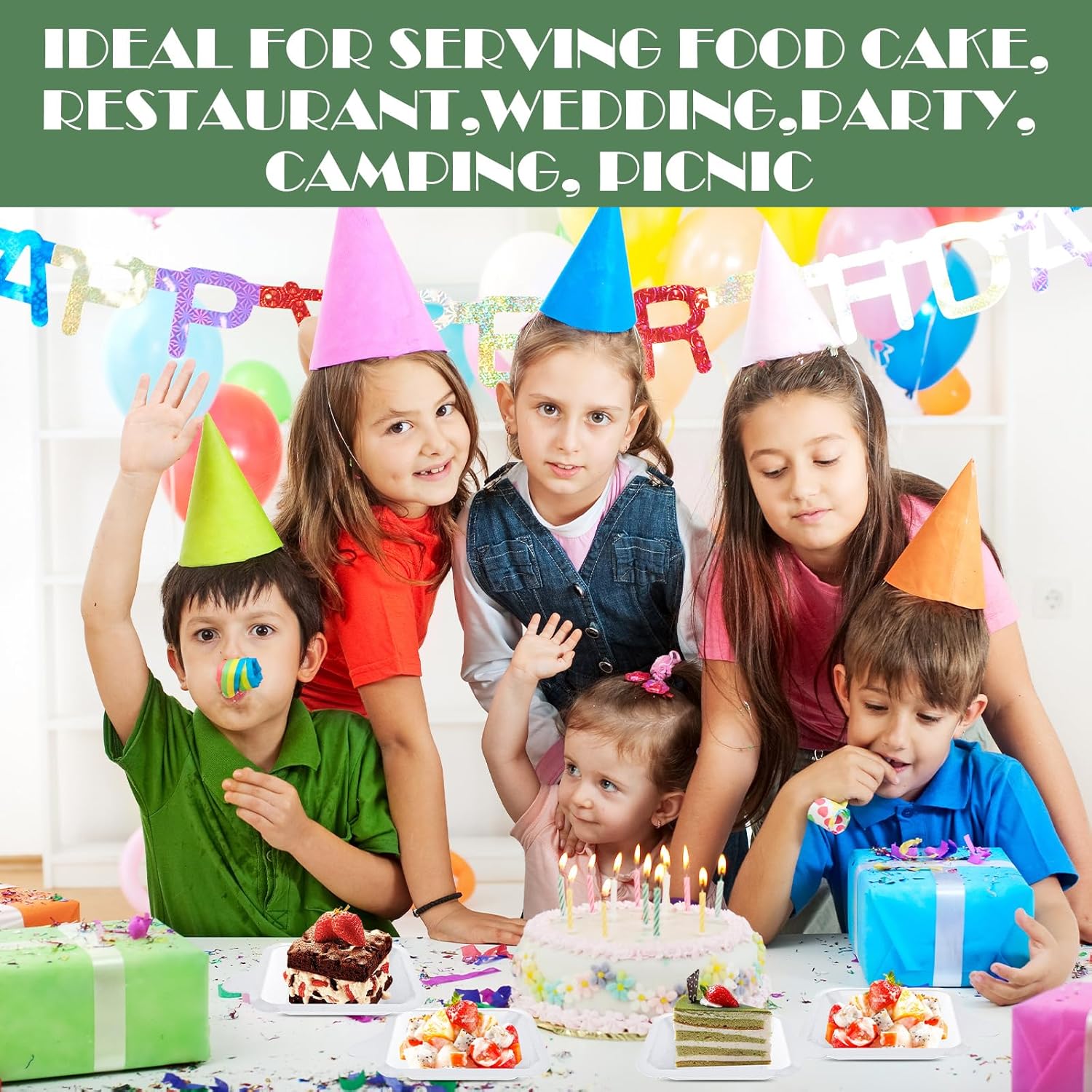 LANIAKEA 600PCS Small Paper Plates 4.4 Inch Disposable Paper Plates Mini Dessert & Appetizer Plate for Party, Wedding, Birthday, Dinner