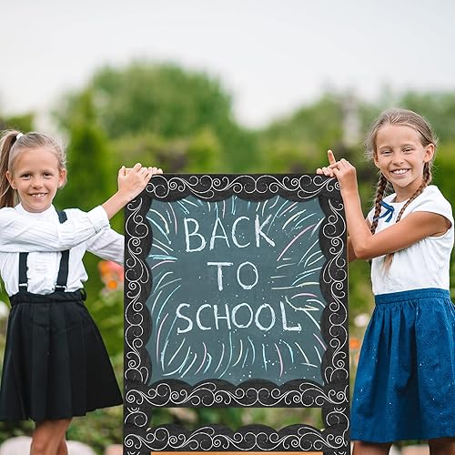 Miniatura 4 de Geyee 60 tableros de anuncios para el aula, bordes de pizarra, decoración de aula, pósteres escolares, exhibiciones escolares, profesores,