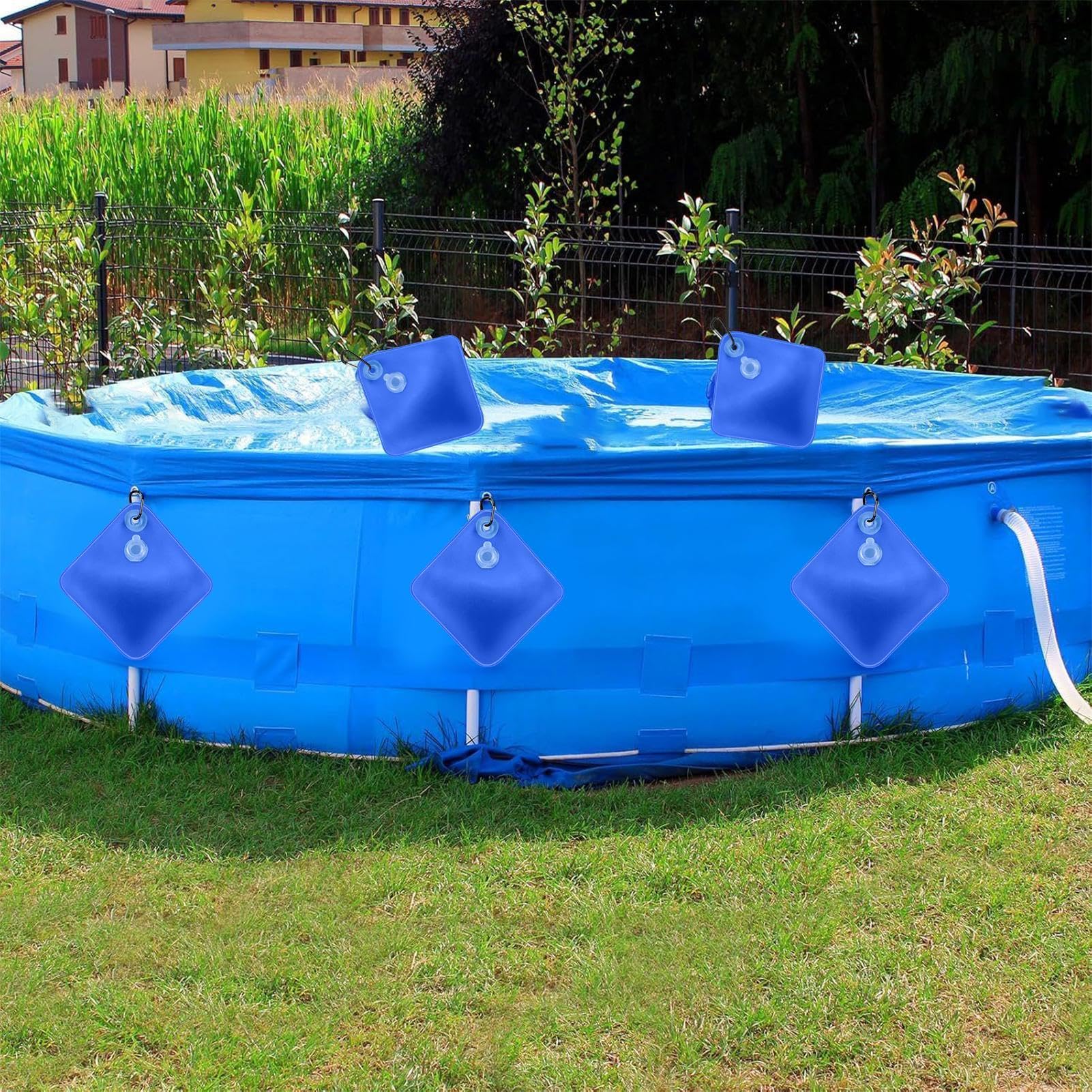 Gewichte für Poolabdeckung, robust, 10 Stück, Wassergewichte für den Winter, für Sportbegeisterte, Hinterhof, Villa, Park, Hotel, Strandhaus