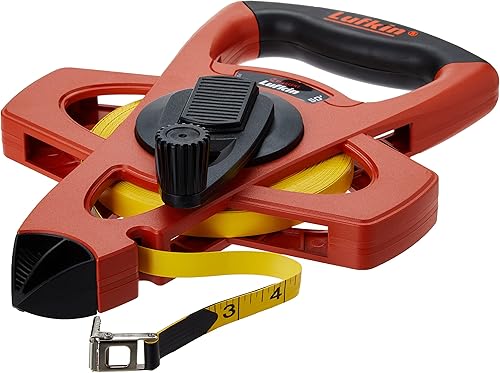 Vista 13 de Lufkin FE200D Cinta métrica de fibra de vidrio naranja Hi-Viz® de 1/2" x 200' Engineer's Hi-Viz®, 1