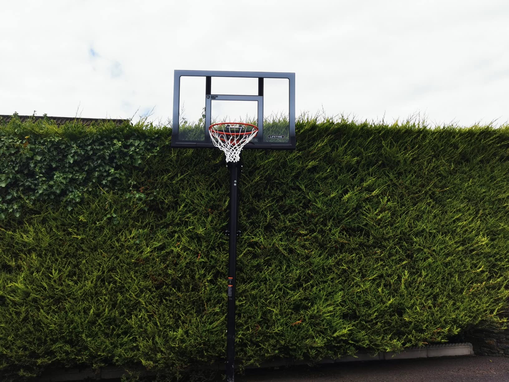 Lifetime Front Court SteelFramed Shatterproof Portable Basketball