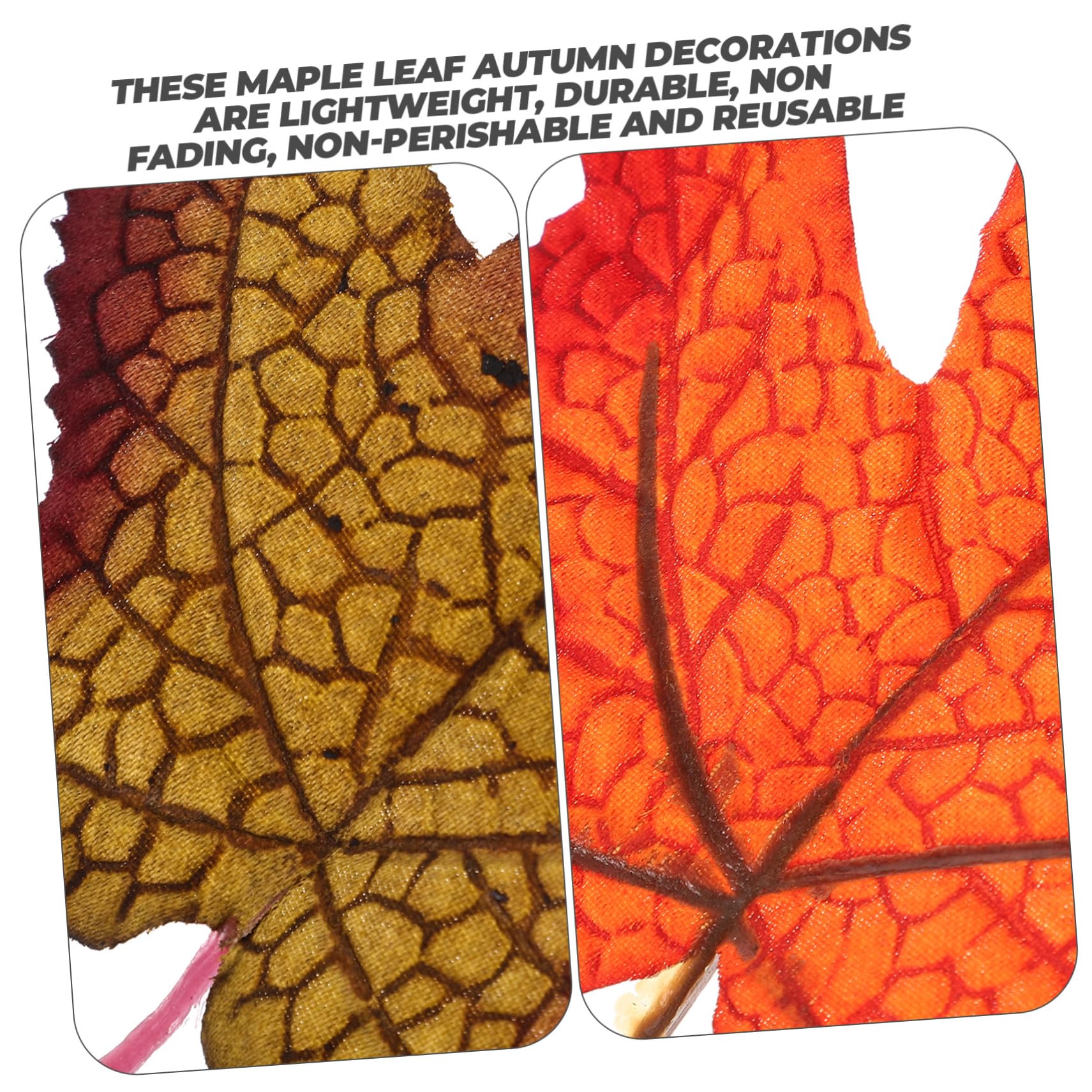 PRETYZOOM 128 STK Simuliertes Ahornblatt Künstliche Herbstblätter Heimdekorationen Herbstdeko Für Zu Hause Pflanzendekorationen Tischgirlande Simulation Ahornblatt Pflanzen Seidenblume