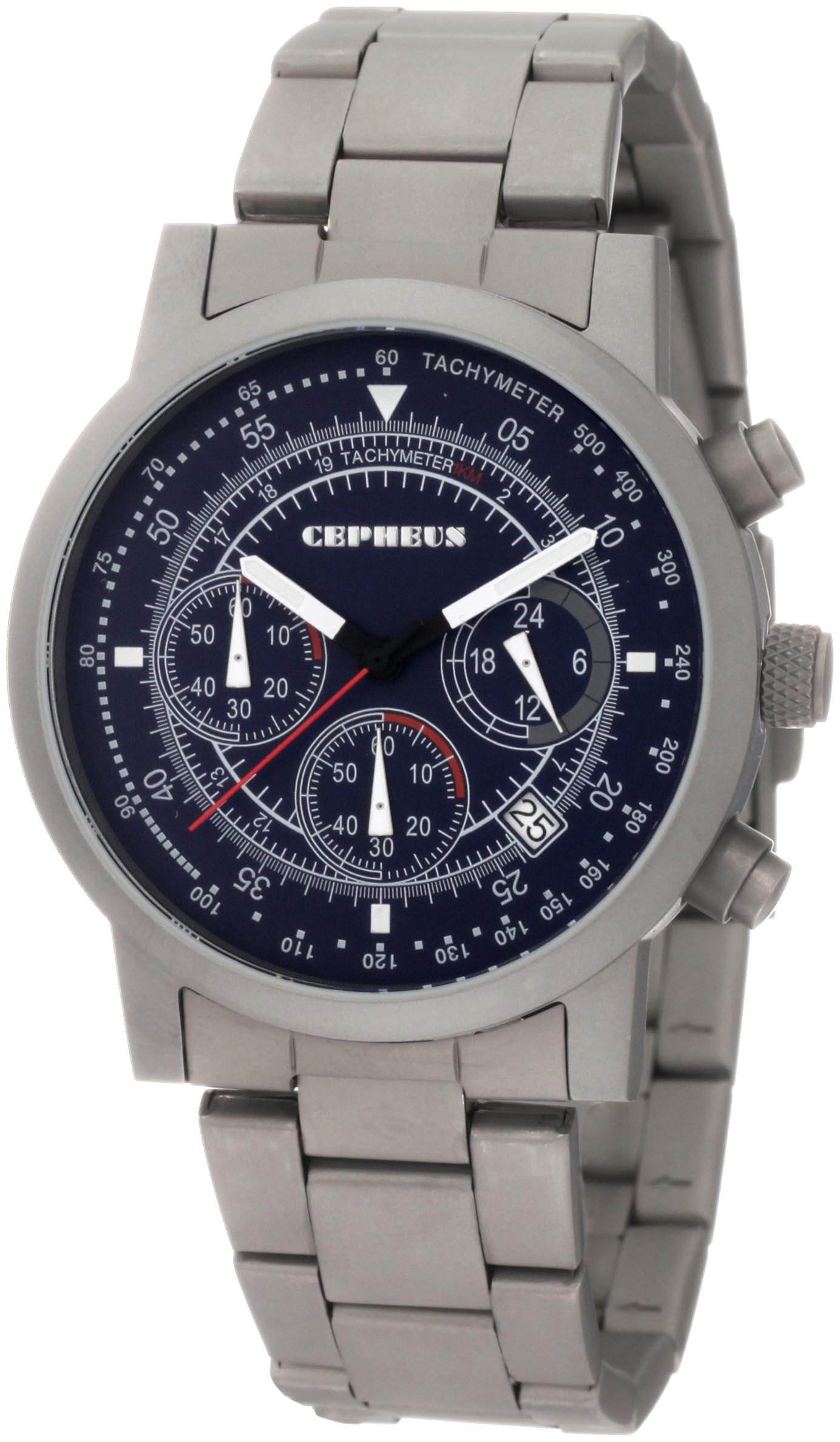 Cepheus Men's Chronograph Titan-Look Watch CP504-131