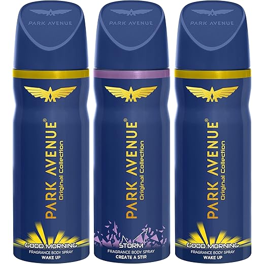 Park Avenue Deodorant Pack of 3 - Morning & Storm 150 ml