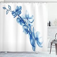 Vista 65 de Ambesonne Cortina de ducha de caballo, potente semental de Appaloosa, elegante estampado equino de campeón de sangre pura real, juego de decoración