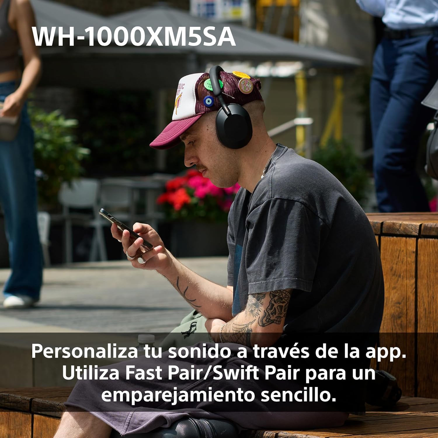 Sony WH-1000XM5SA Edición Especial con Estuche Blando Auriculares inalámbricos Premium y Noise Cancelling, Bluetooth, Llamadas de Calidad, Hi-Res, hasta 30 H de batería, Negro 10