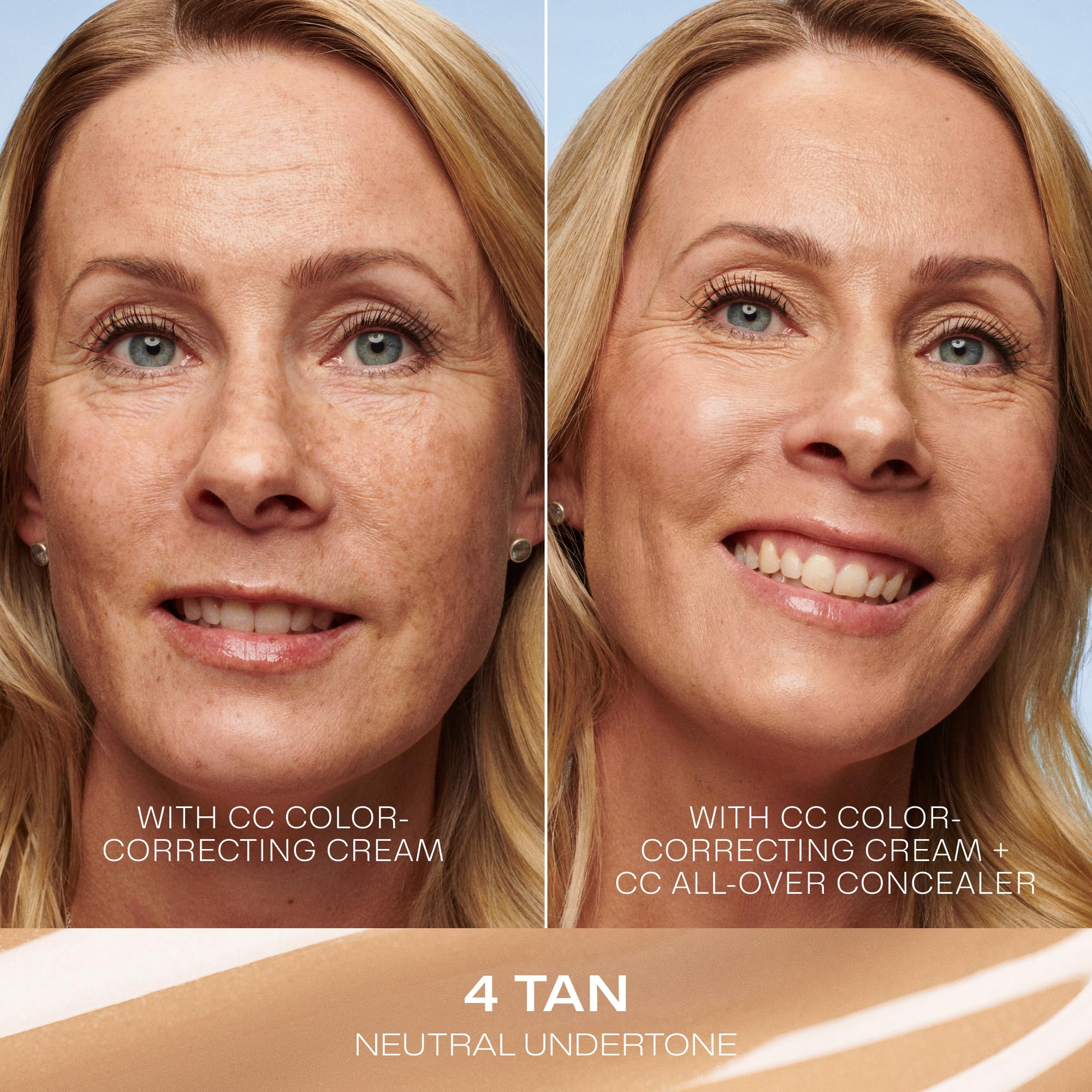 LUMENE CC Color Correcting All-Over Concealer with Lightweight & Medium Coverage, Vegan Formula, 4 Tan 8,5 ml - Image 4