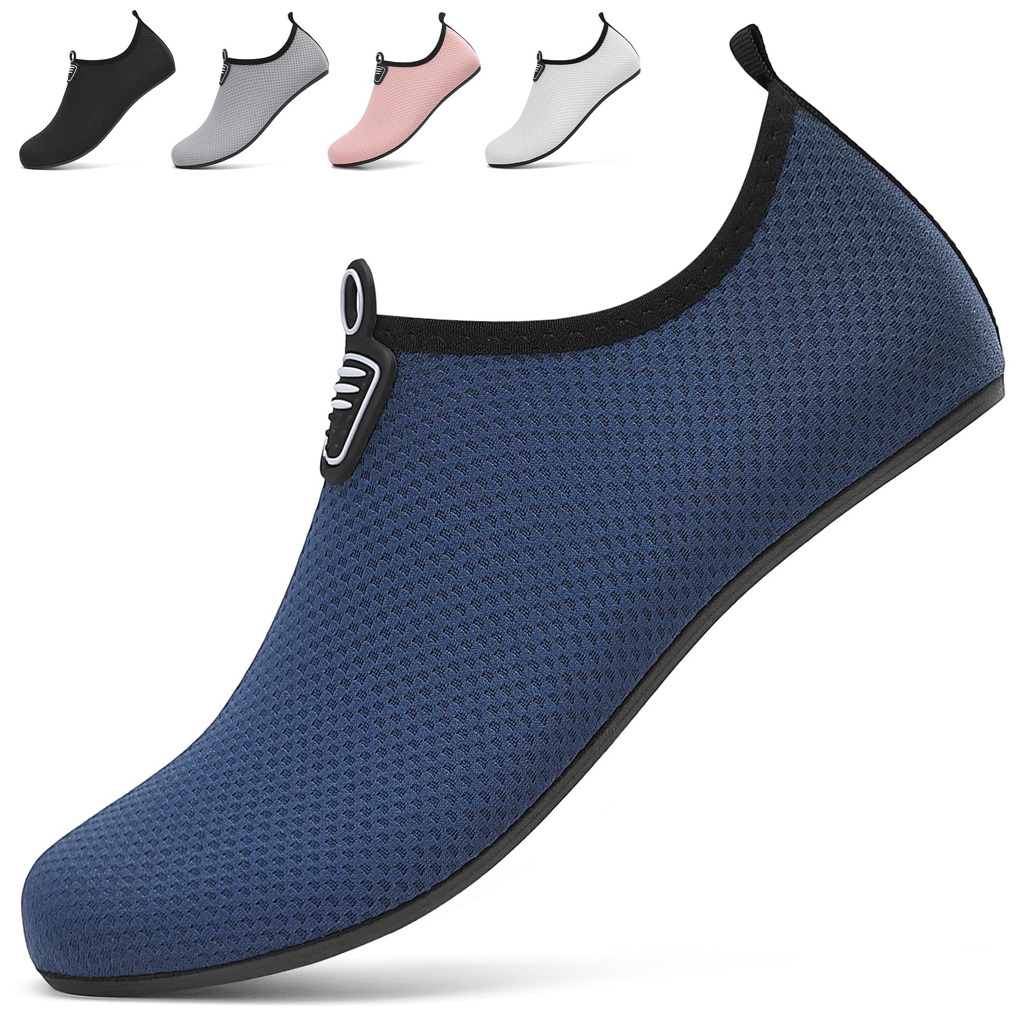 BARFULKER Schwimmschuhe Badeschuhe Damen Herren - Schnell Trocknend Wasserschuhe Leicht Strandschuhe Surfschuhe für Männer Frauen, Aquaschuhe für Pool Beach Yoga