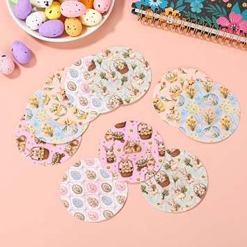 10pcs Sensor Covers for Libre 2/3, Easter Theme Waterproof Sensor Patch Breathable & Latex Free CGM Adhesive Overlay Patches Stickers Compatible with Libre 2 and 3 Accessories