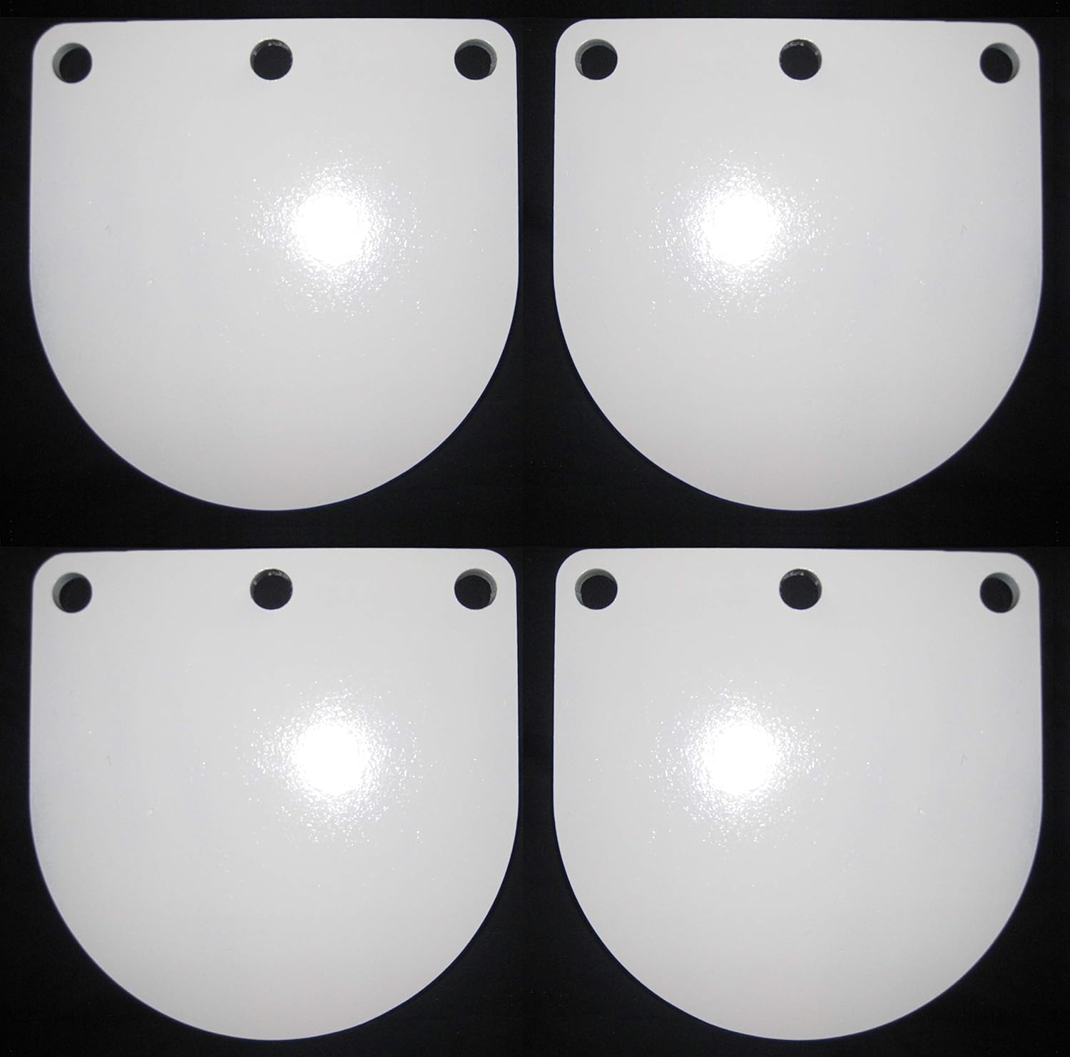 8 Inch AR500 Steel Gongs 3/8in. Rifle/Pistol Targets