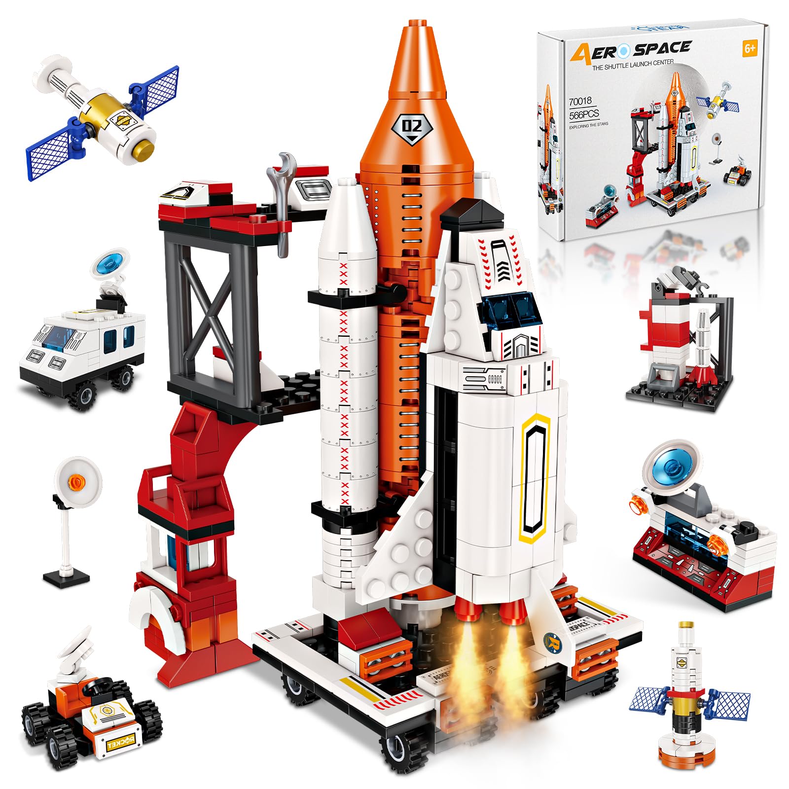 Amazon.com: ZZXYPX 12-in-1 Space Shuttle Educational Building Toys