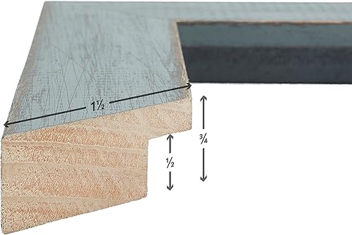 Miniatura 2 de Craig Frames Jasper, Marco de fotos de 18 x 24 pulgadas, color gris Country Dixie, juego de 2