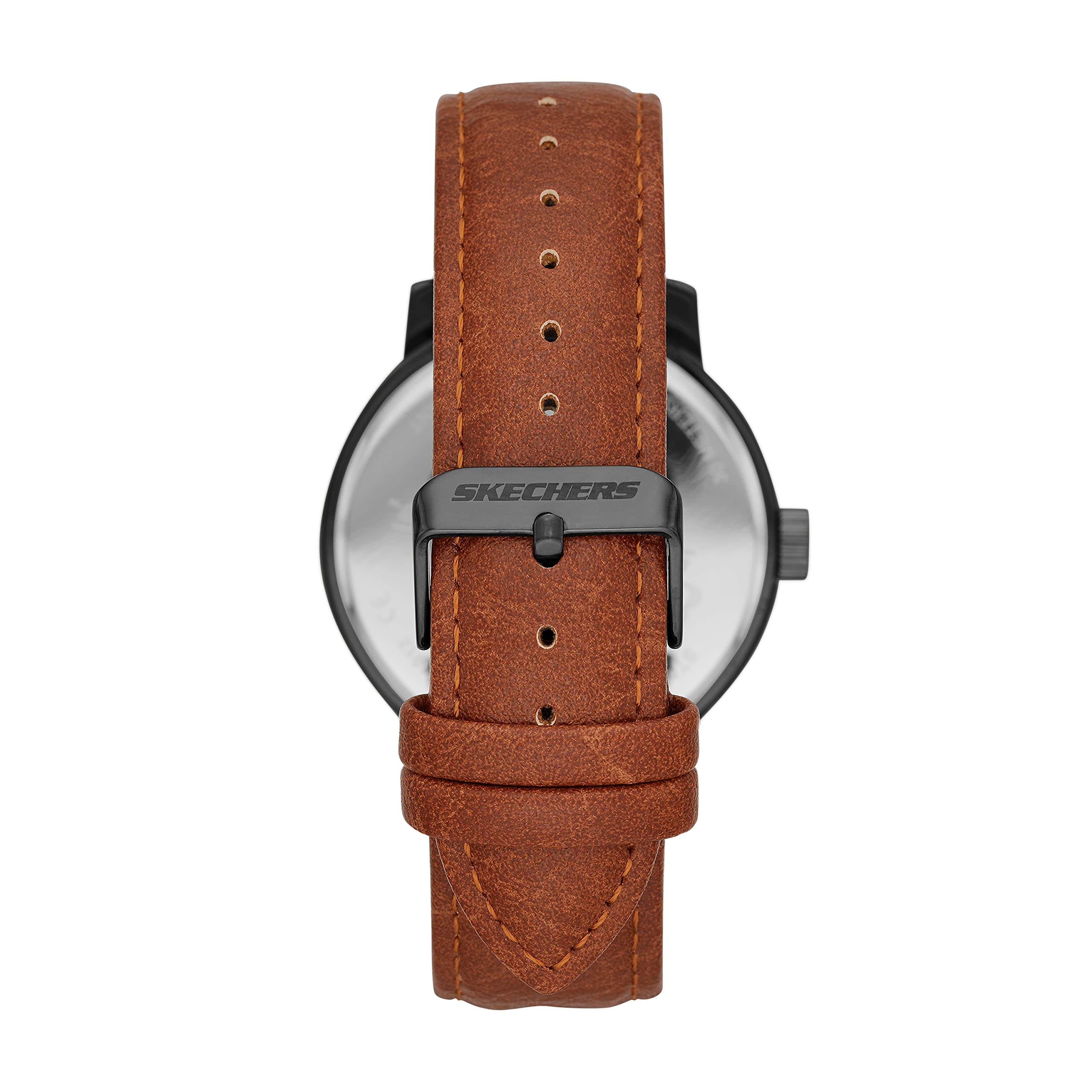 Skechers Reloj de Cuarzo para Hombre con Tres Agujas analógicas Casuales