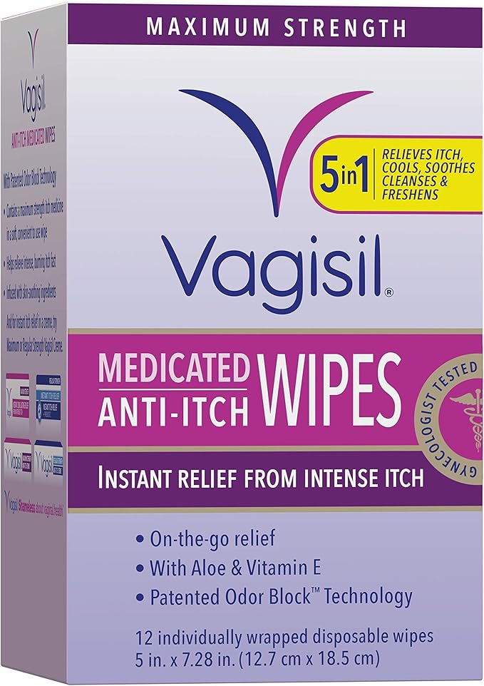Vagisil Anti-Itch Medicated Feminine Intimate Wipes