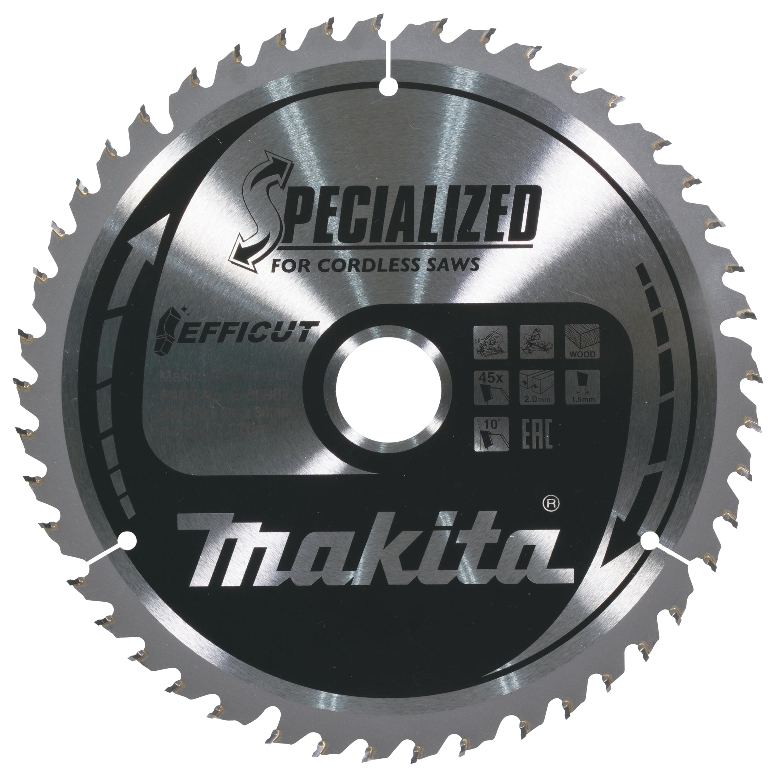 Makita Gray E-06987 Tct Efficut Saw Blade 216X30x45t