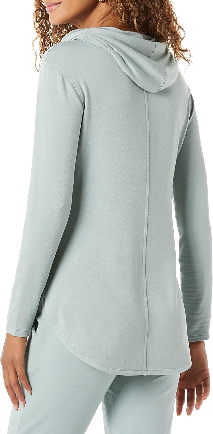 Amazon Essentials Women's Supersoft Terry Essentials Hoodie, Standard-Fit Long-Sleeve Pullover - Image 2