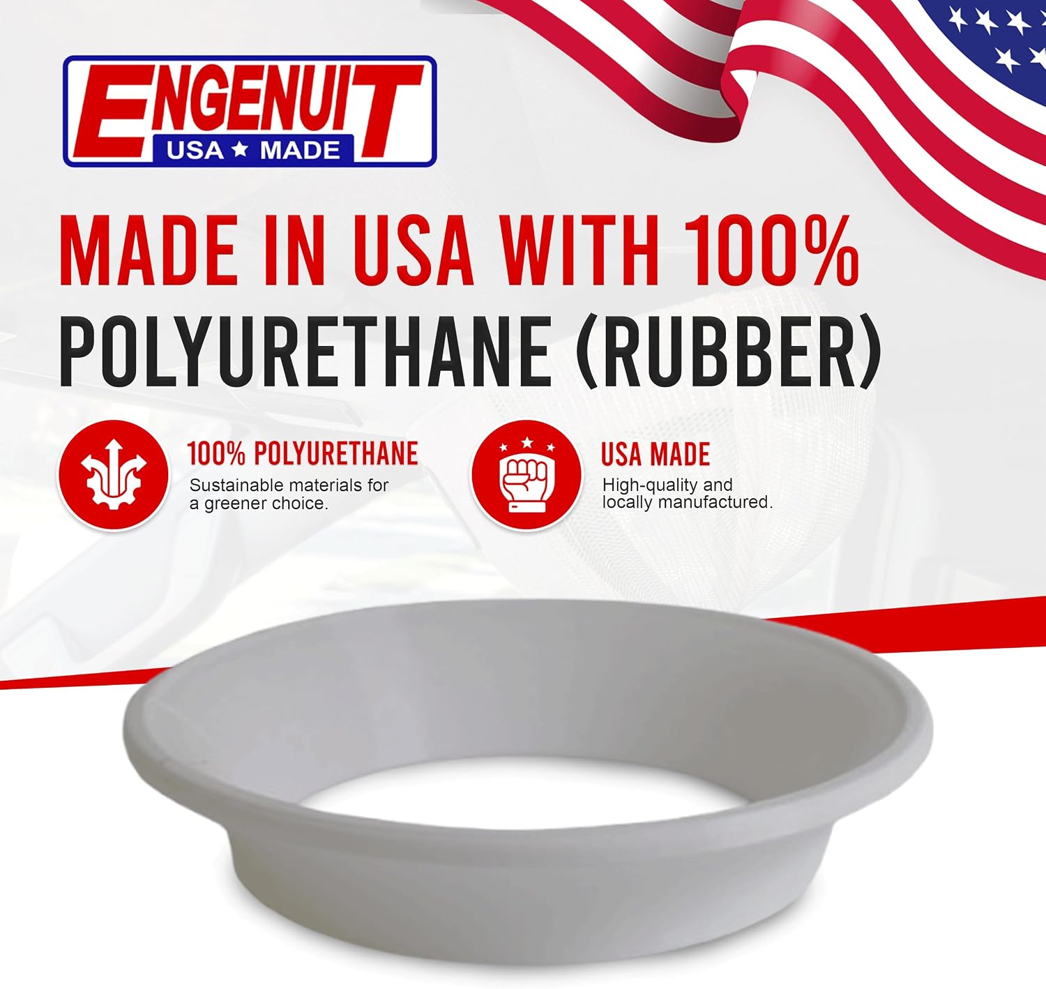 USA Made BowlGrip – Non-Slip Mixing Bowl Holder for Baking & Cooking – Heat-Resistant, Dual-Sided Gripper for Small & Large Bowls – Essential Kitchen Gadget for Stability