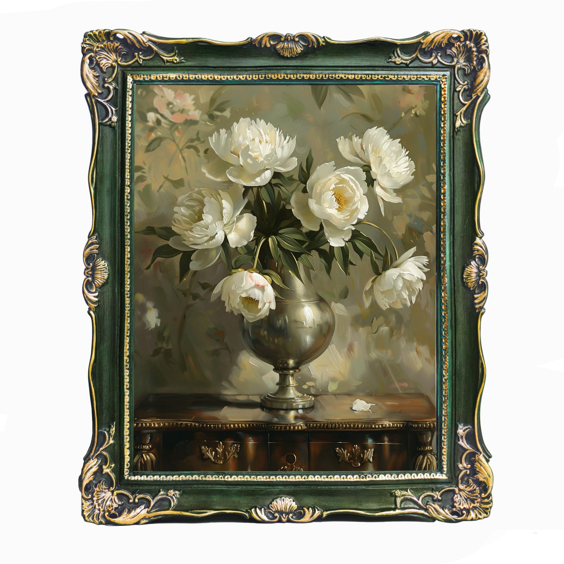 Saysmile Green Ornate 11x14 Picture Frame