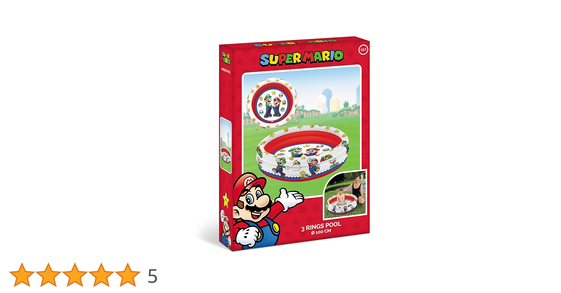 Amazon | Mondo Brothers おもちゃ スーパーマリオ 空気注入式プール