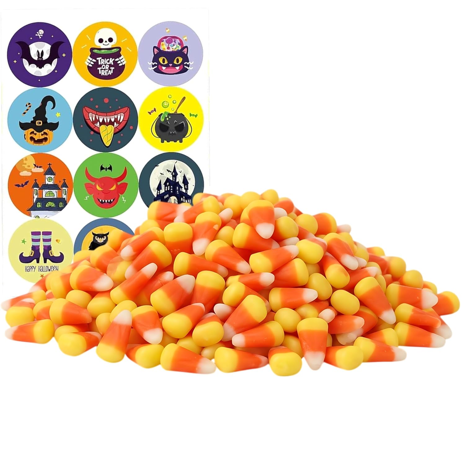 Sarah's Candy Factory Candy Corn in Special Tin, 2.5 Lbs. (24 Single-Serve Packs) for Kids and Adults