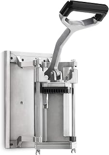 New Star Foodservice 1028966 Heavy Duty 1/4" French Fry Cutter with Wall Mount Bracket - Commercial Grade Kitchen Tool