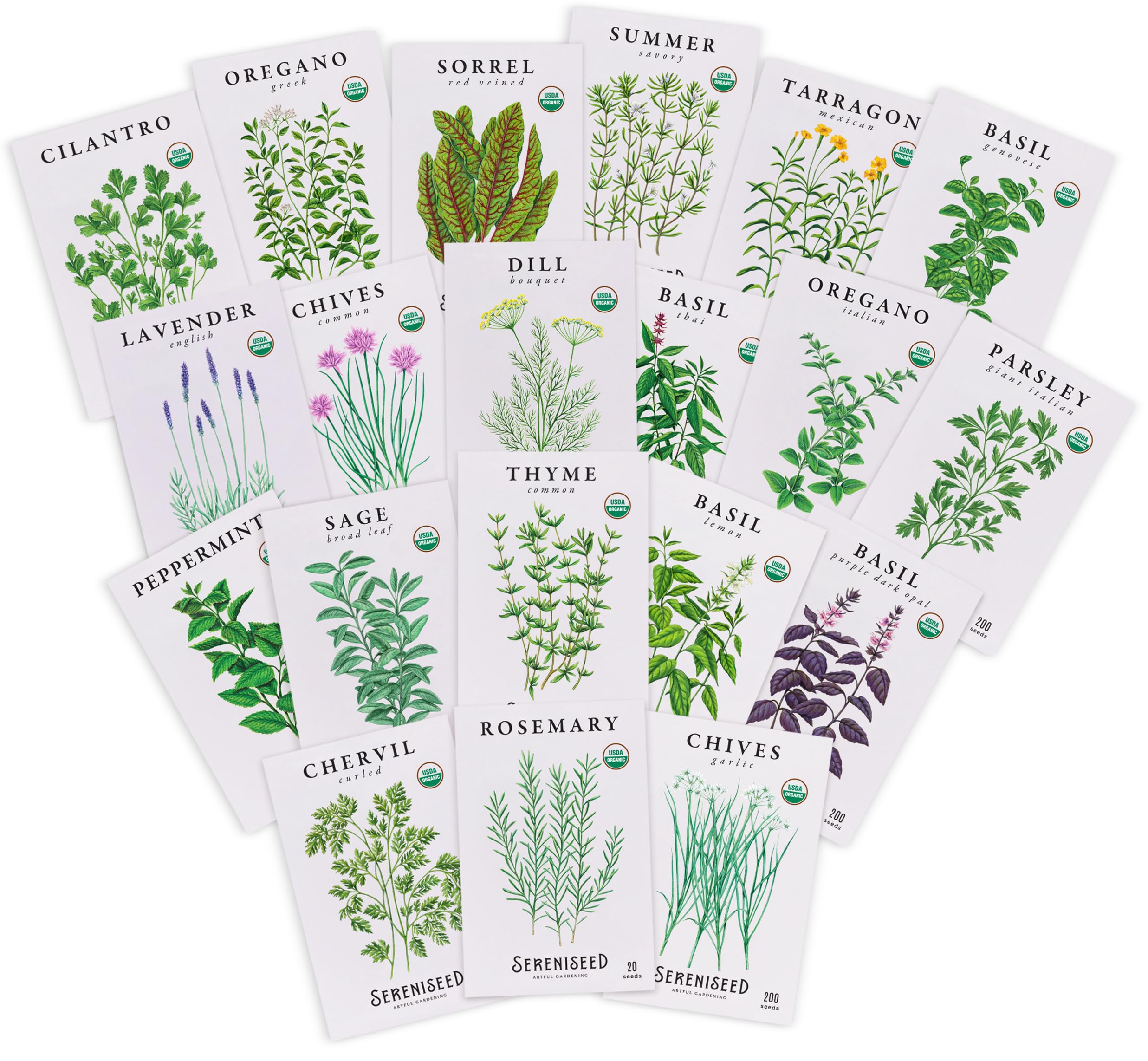 Sereniseed Certified Organic Herb Seeds