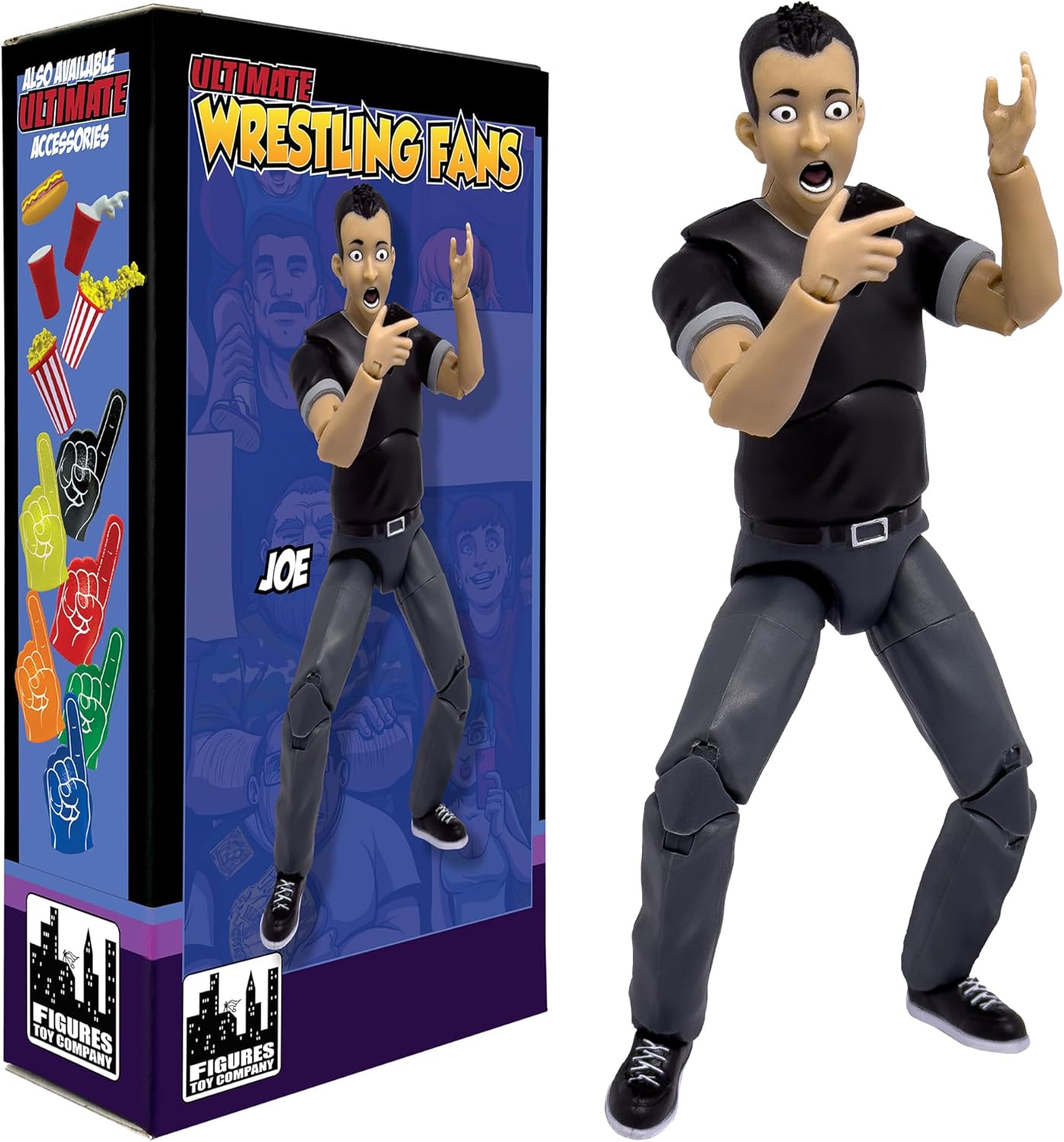 Ultimate Wrestling Crowd Fan Figures: Joe