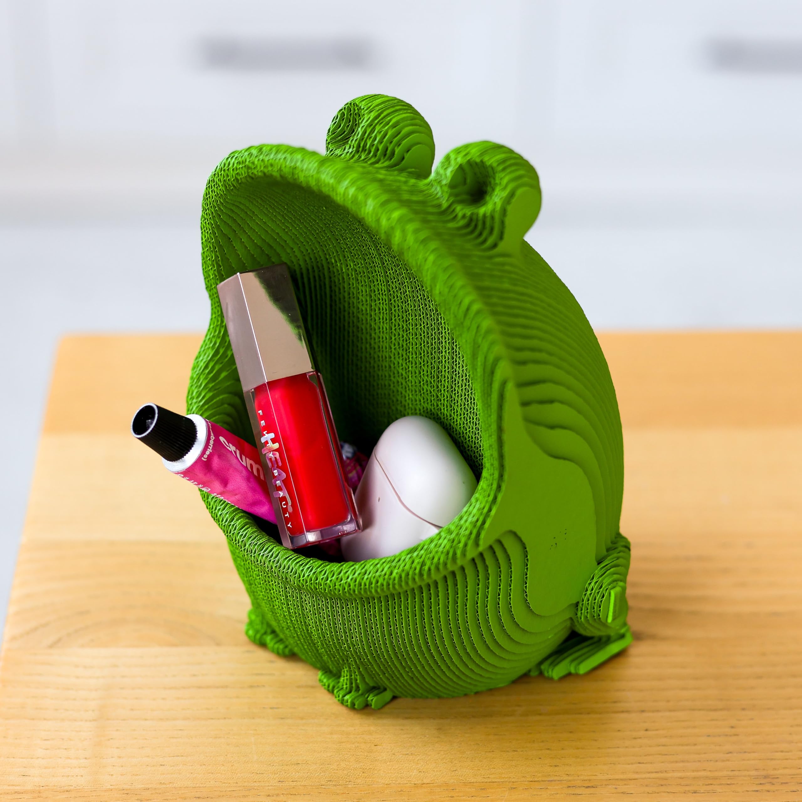 Grenouille Puzzle 3D en Carton – Maquette à Monter