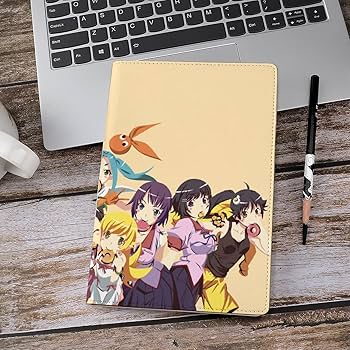 【ちよぴー様オーダー品】A5 ノートカバー AB ブックカバー マウスパッド Amazon | A5サイズ ノートカバー アニメ化物語 八九寺真宵 神原