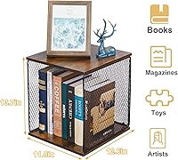 Vista 3 de Almacenamiento de Discos de Vinilo de 3 Cubos DIY Apilable 120-150 Discos Visualizar Álbum Almacenamiento Caja de Almacenamiento de Discos
