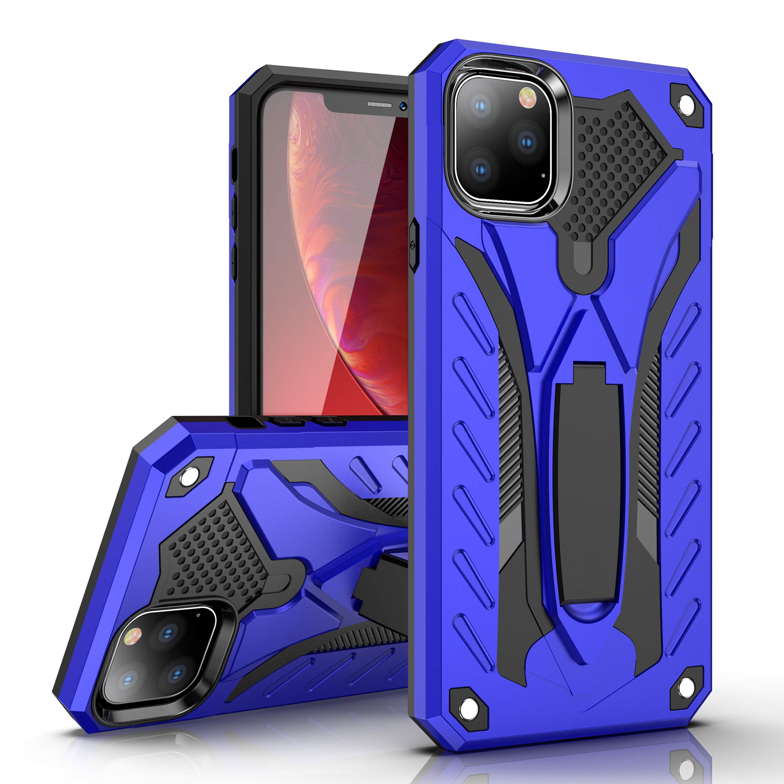 MILAN NICE Funda para iPhone 12 Pro MAX de Silicona y PC Antigolpes Carcasa Protectora Anti-arañazos y Antideslizante con Soporte Incoporado (Rojo)(6.7) — view 26