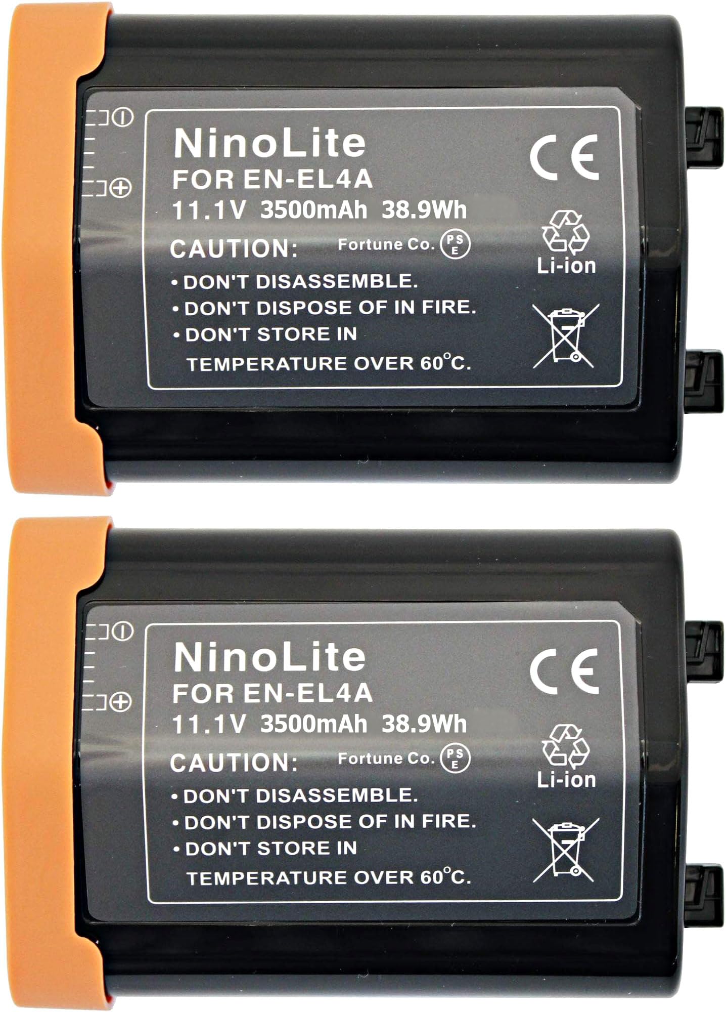 Amazon | NinoLite EN-EL4a / EN-EL4 互換 バッテリー 2個セット 