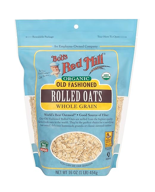 Bob's Red Mill Organic Old Fashioned Rolled Oats, 16-ounce (Pack of 1)