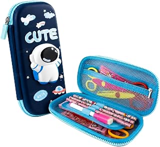 Zest 4 Toyz 3D Pencil Box for Kids|Pencil Case with Water Resistant Stationery Box Large Storage School Supplies Stationar... Price In India