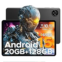 DOOGEE Tab A9 Pro Tablet Android 15, 20GB + 128GB, 2TB Tablet 10 Pollici, 6580mAh Tablets Gaming, Unisoc T310, Dual Speaker, 5G WiFi, 8MP Camera, Type-C, GMS, BT 5.0, Face ID, 3.5 mm Headphone Jack
