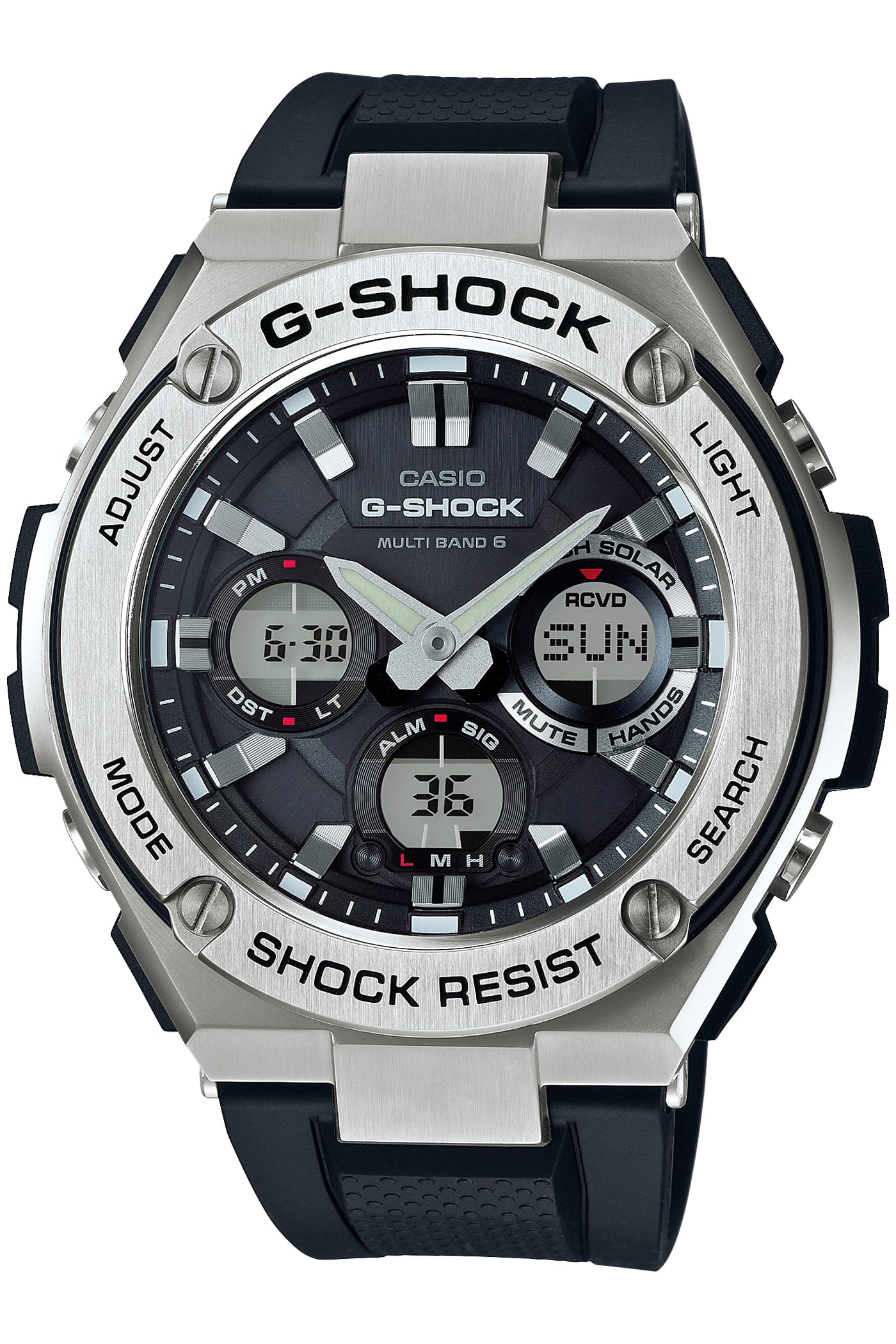 ✨CASIO G-SHOCK GST-W110 G-STEEL 美品✨ Casio] CASIO Watch G-SHOCK G Shock G-Steel Solar Radio GST-W110
